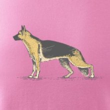 Vintage German shepherd