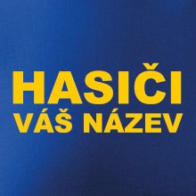 Hasiči - žlutý nápis - váš název sboru