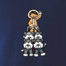 Psí spřežení animované