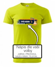 Stavba - vlastní nápis - bagrista