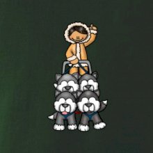 Psí spřežení animované