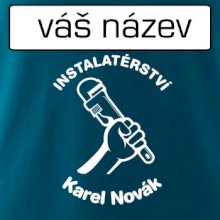 Instalatérství vlastní nápis