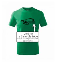 Traktorbagr - vlastní nápis a číslo