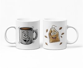 Párový hrnek čaj a hrnek - 2 hrnky