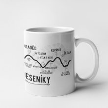 Hrnek - profil kopců - Jeseníky