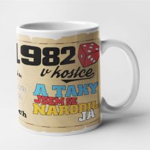Hrnek - 1982 v kostce pro muže Hrnek - 1982 v kostce pro muže