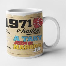 Hrnek - 1971 v kostce pro muže