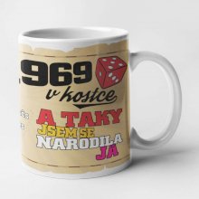 Hrnek - 1969 v kostce pro ženu Hrnek - 1969 v kostce pro ženu