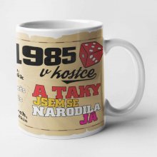 Hrnek - 1985 v kostce pro ženu