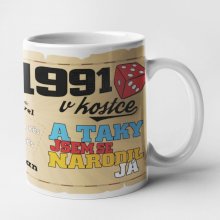 Hrnek - 1991 v kostce pro muže