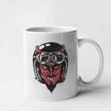 Hrnek - Ďábel motorkář