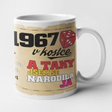 Hrnek - 1967 v kostce pro ženu