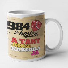 Hrnek - 1984 v kostce pro ženu Hrnek - 1984 v kostce pro ženu
