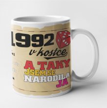 Hrnek - 1992 v kostce pro ženu