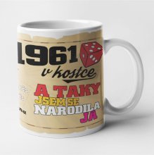 Hrnek - 1961 v kostce pro ženu