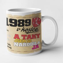 Hrnek - 1989 v kostce pro ženu