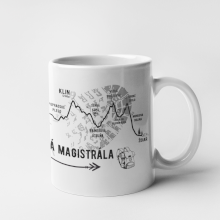 Hrnek - profil kopců - Tatranská magistrála