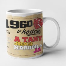 Hrnek - 1960 v kostce pro ženu Hrnek - 1960 v kostce pro ženu
