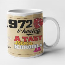 Hrnek - 1972 v kostce pro ženu