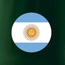 Argentina vlajka kulatá