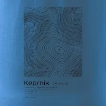 Keprník - vrstevnice v obdélníku
