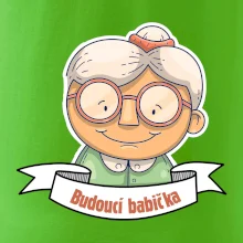 Budoucí babička kreslená