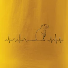 EKG křivka kapybara