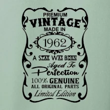 Vintage Etiketa - 1962