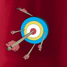 Šípy v barevném terči