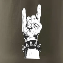 Rock ruka s náramkem