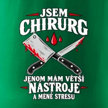 Řezník chirurg s většími nástroji