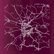 Černobílá mapa  Jindřichův Hradec (37701)