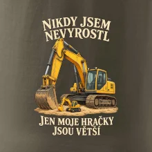 Nikdy jsem nevyrostl jen moje bagry jsou větší