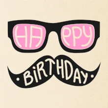 Mustache narozeniny - brýle