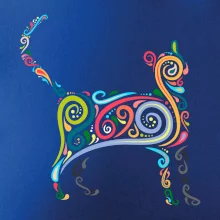 Kočka barevné křivky