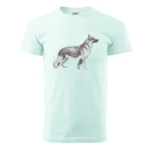 Německý ovčák -  kreslený skica