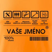 Vaše jméno - čárový kód