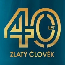 40 let zlatý člověk