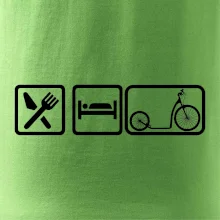 Eat sleep koloběžka velké a malé kolo