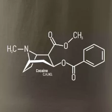 Molekulární struktura Cocaine Kokain