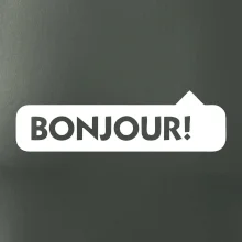 Nápis Bonjour