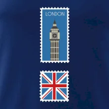 Londýn známka barevná