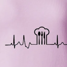 EKG kuchař čepice a příbory