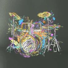 Bicí barevné splash