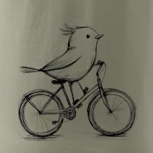 Ptáček na kole