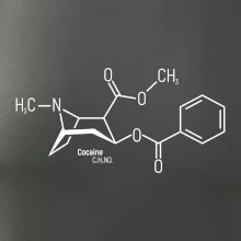 Molekulární struktura Cocaine Kokain