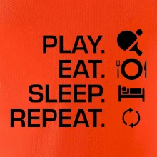 Stolní tenis - eat sleep