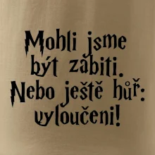 Mohli jsme být zabiti. Nebo ještě hůř vyloučeni