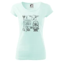 Geodet teodolit dron