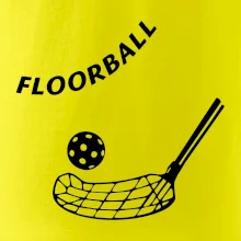 Floorball nápis šikmo